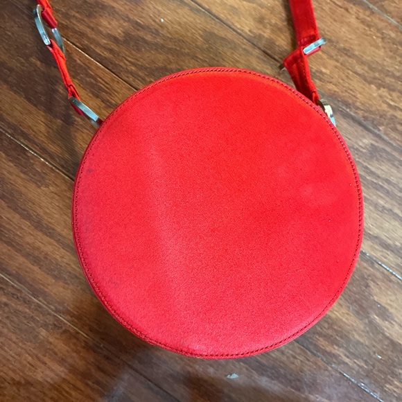 Love Moschino Red Heart Crystal Accent Women's Bag - fair condition - Picture 3 of 8